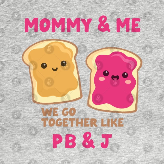 pbj mommy & me (raspberry) by mystudiocreate